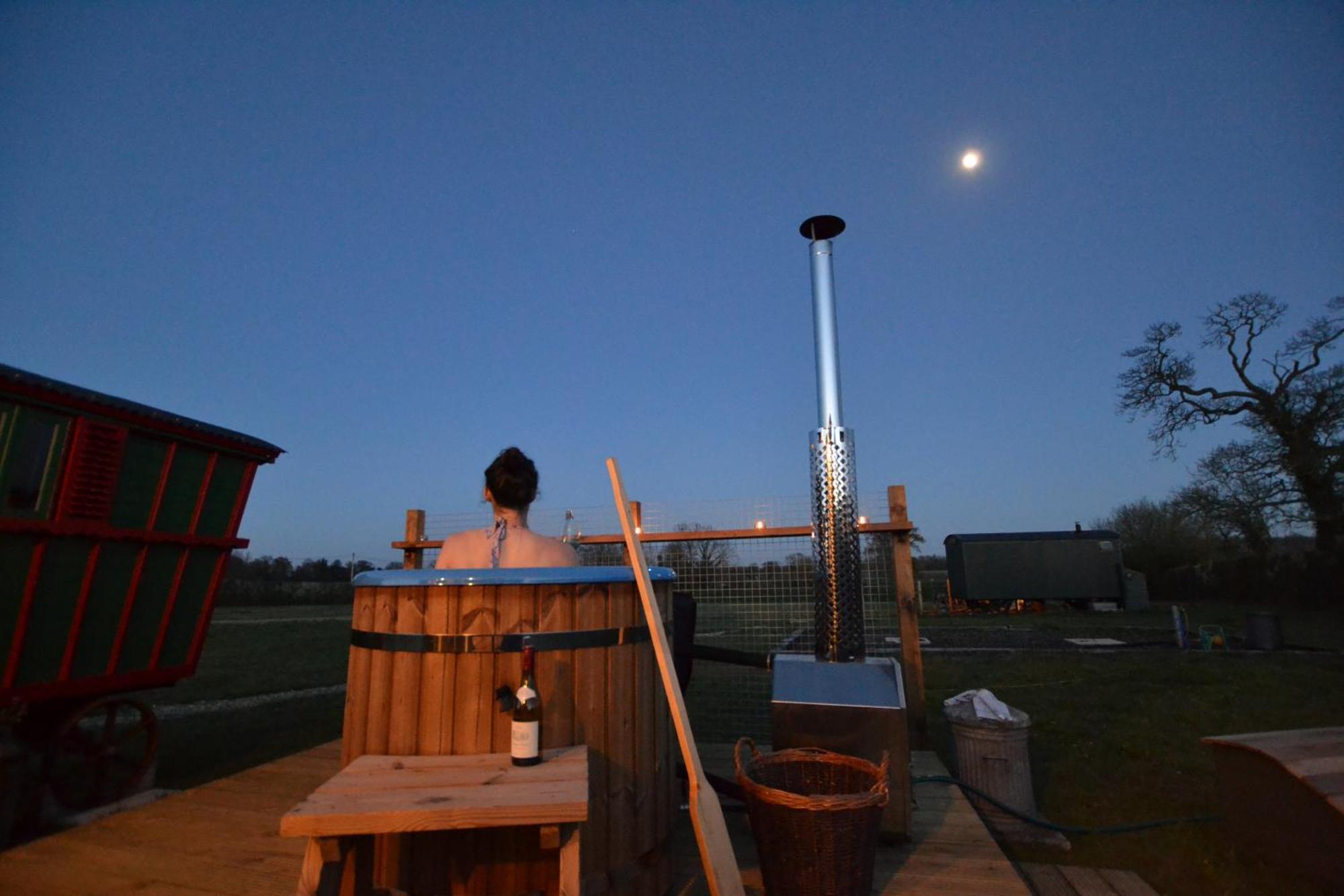 Twin Barn Shepherd's Huts Campsite